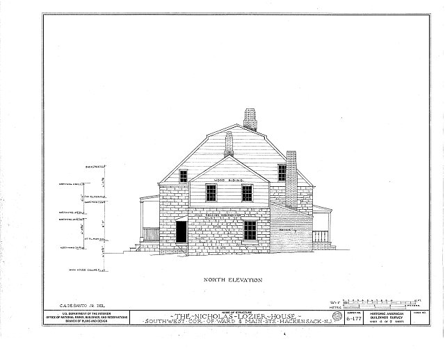 HABS NJ,2-HACK,5- (sheet 4 of 9) - Nicholas Lozier House,...