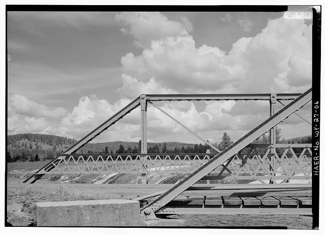 6. SOUTH ELEVATION - Firehole River Bridge, Spanning...
