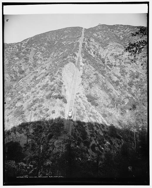 Incline, Mt. Lowe Railway, Cal., The
