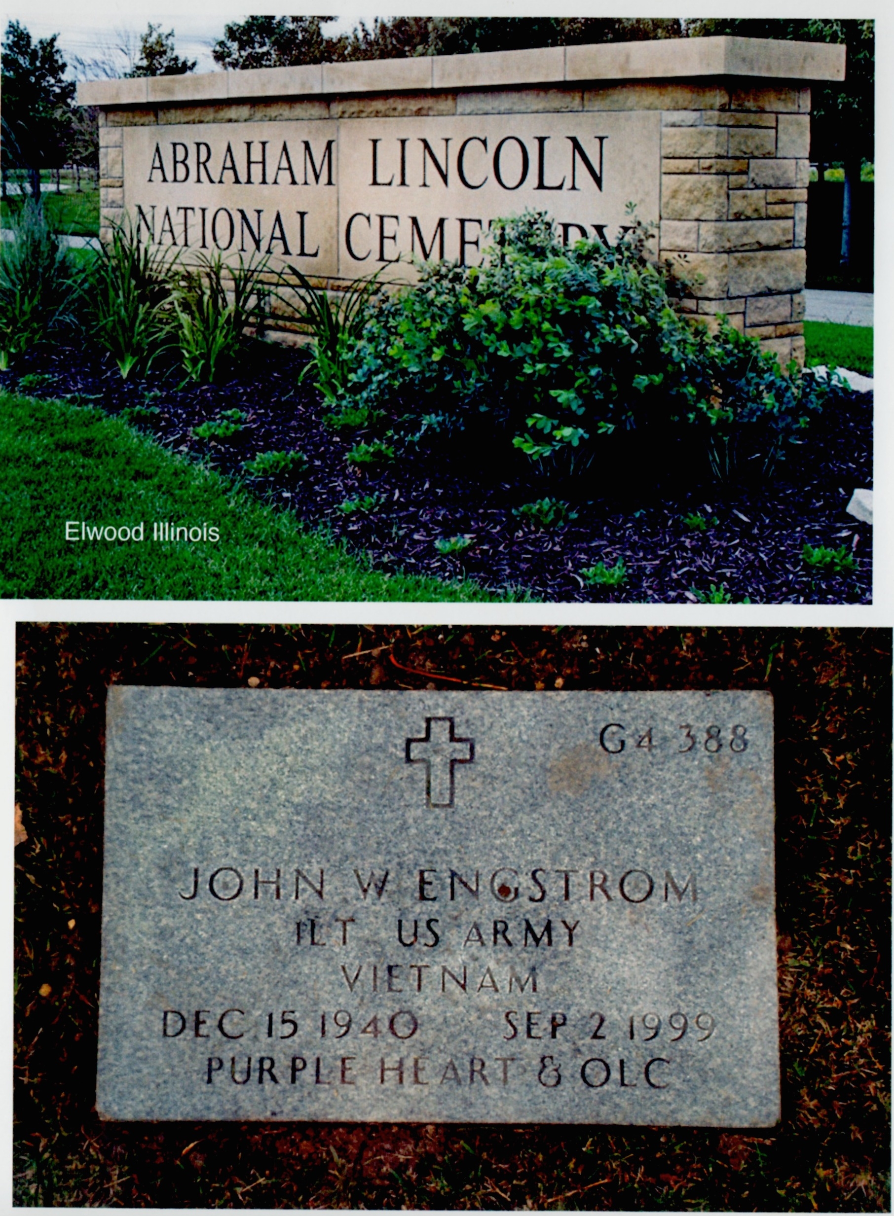 John Engstrom, Viet Nam Vet gravesite