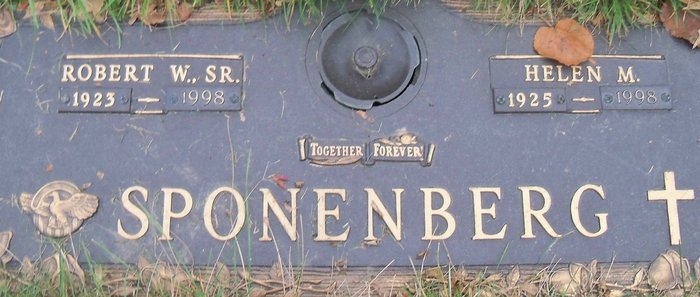 Robert W, Sr & Helen M Sponenberg