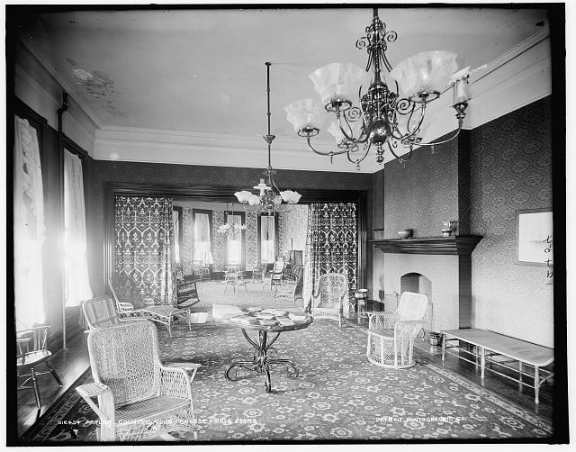 Parlor, Country Club, Grosse Pointe Farms [sic]