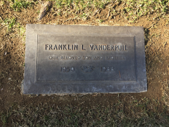 Franklin L. Vanderpuil Gravesite