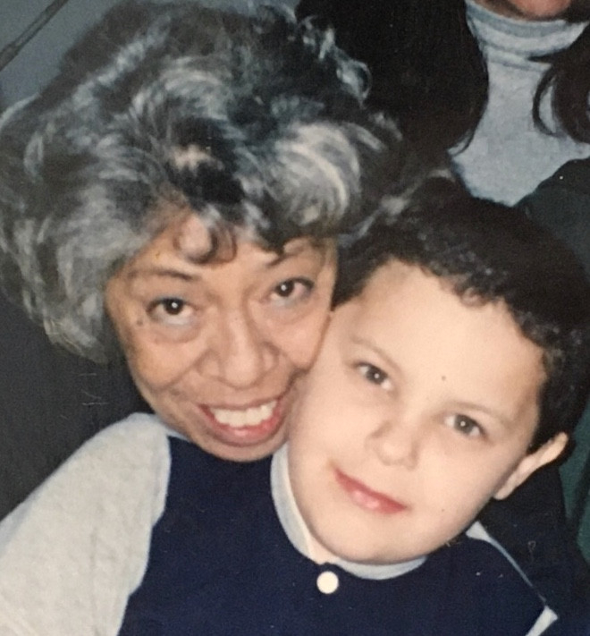 Grandma Nora and Diego González