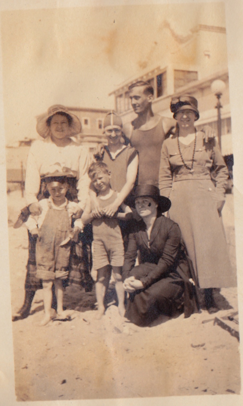 Family at the beach