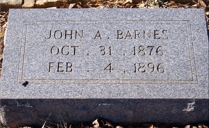 John A. Barnes Gravesite