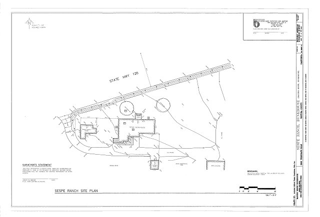 HABS CAL,56-FILM,1A- (sheet 2 of 12) - Sespe Ranch,...