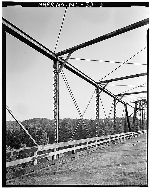 3. VIEW OF TRUSS PANELS FROM NORTHEAST North Carolina...
