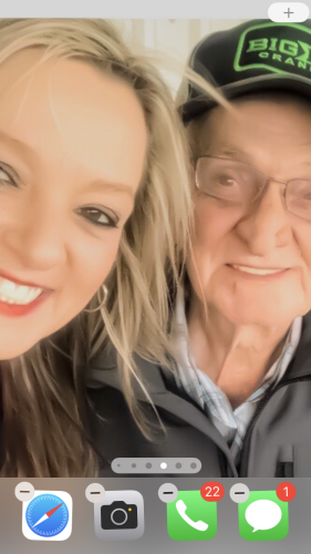 Larry and his daughter Stephanie Thanksgiving 2019