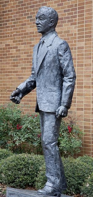 Statue of Fred Shuttlesworth, former civil rights...