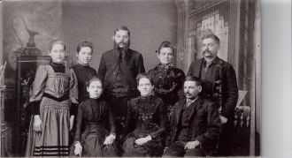 Uriah & Amelia Bruner Children, Nebraska 1895