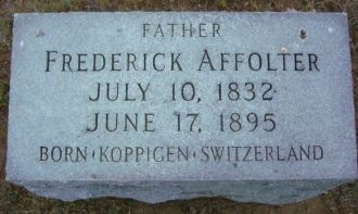 Frederick Affolter gravesite