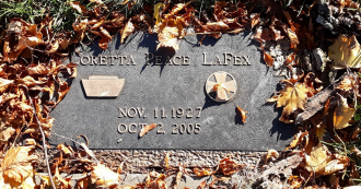 Loretta Peace (Sullivan) La Fex Gravesite