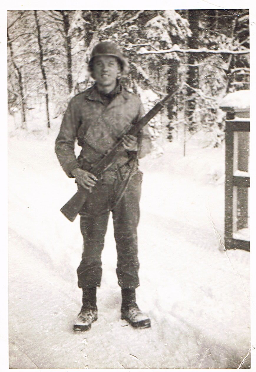 Elmer A. Parton at Battle of the Bulge