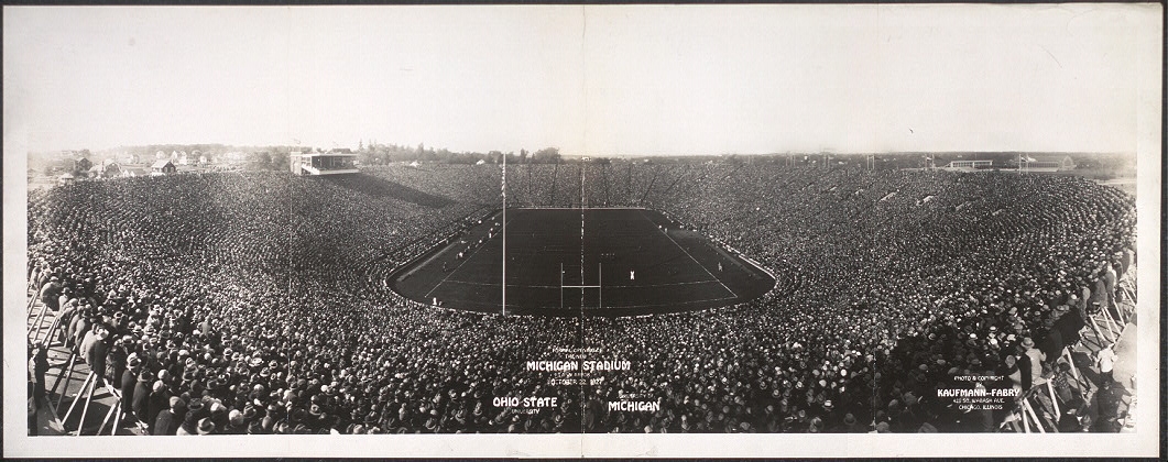 Formal opening of the new Michigan Stadium, Ann Arbor,...