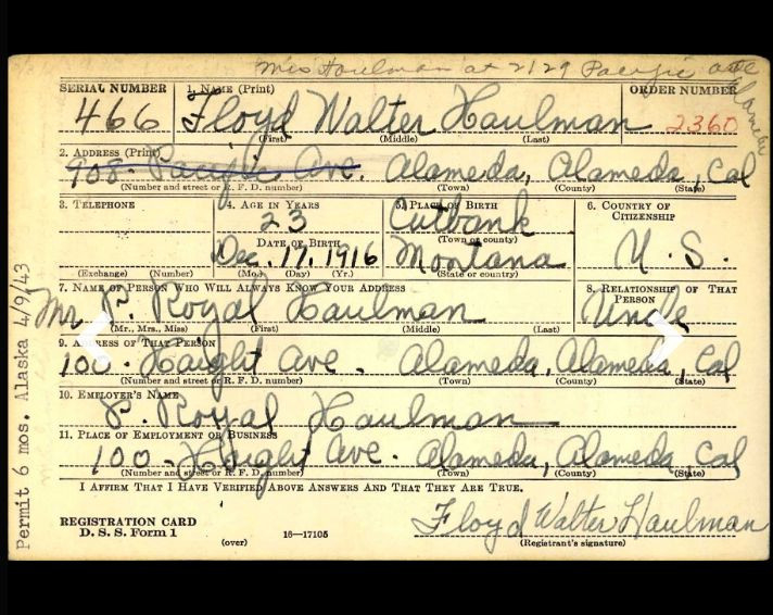 Selective Service Registration 