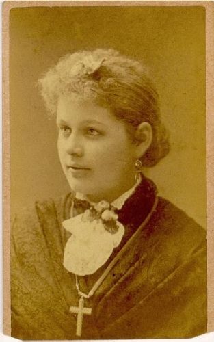 Carrie A. Clarke, June 1876