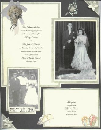 John & Mary Costello Wedding Day ~ Oct 1947
