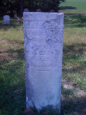 Catherine DeBolt Mason headstone