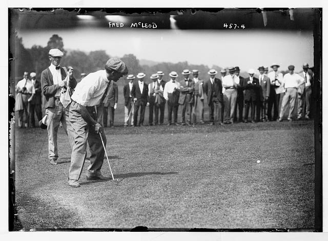 Golf match, Fred McLeod