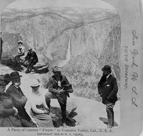 A party of camera "fiends" in Yosemite Valley, Cal., U.S.A.