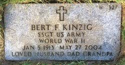 Bert F Kinzig Gravesite