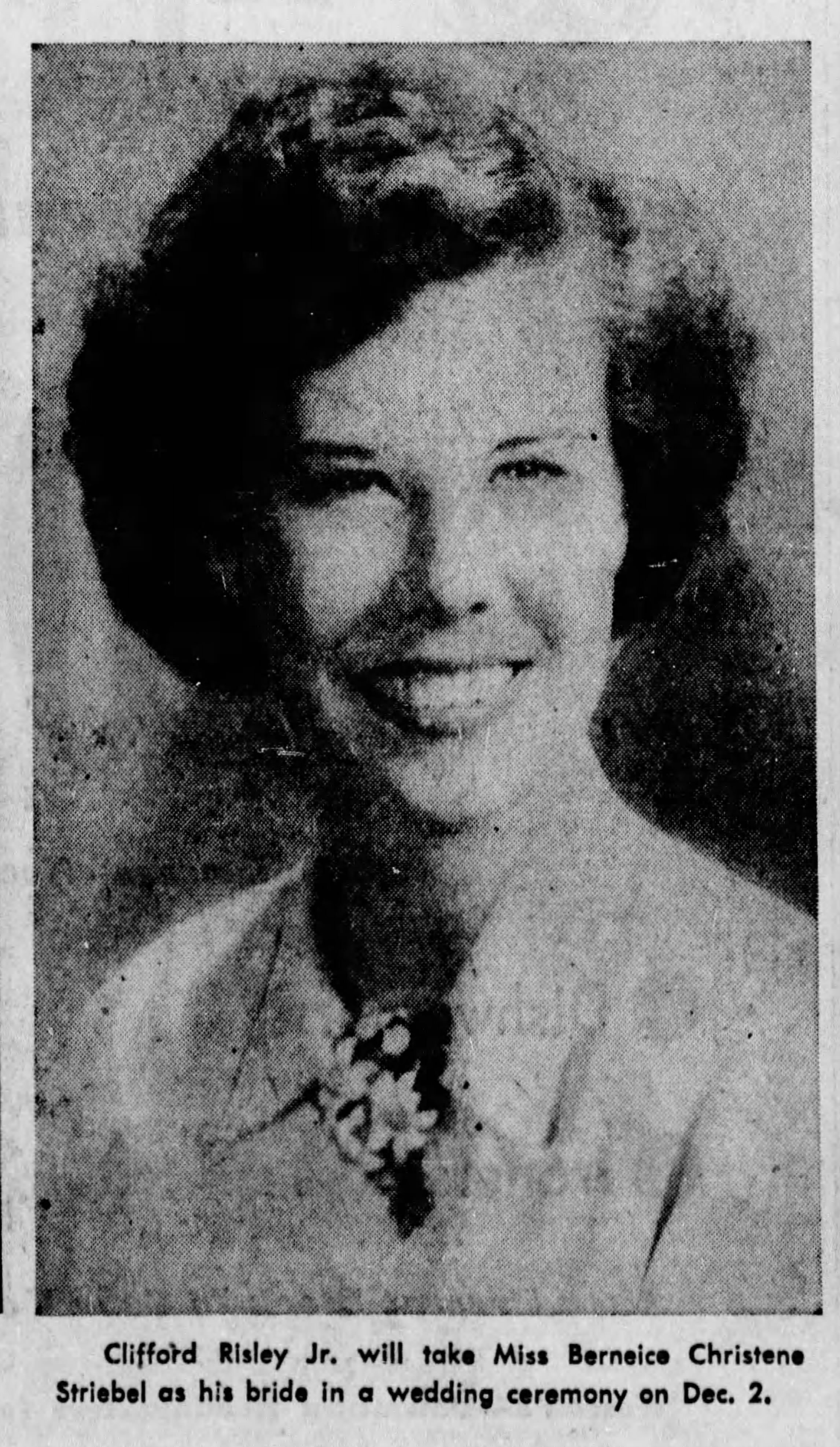 Berneice Christine Striebel