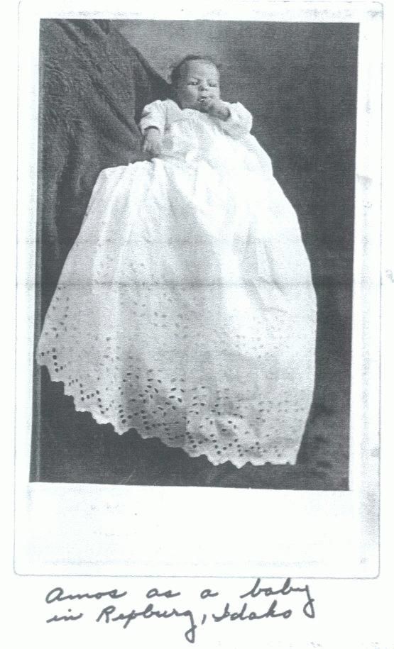 Amos Augustus Brown as infant