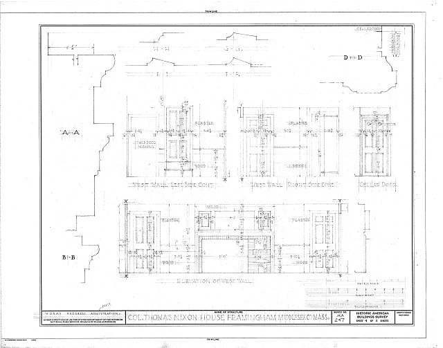 HABS MASS,9-FRAM,3- (sheet 4 of 11) - Colonel Thomas...