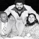 Franco Harris with his Father and Mother.