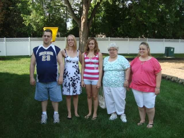 Family Russell 's daughter graduation 
