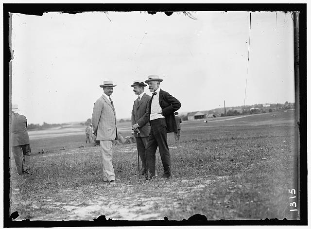 WRIGHT FLIGHTS. SPECTATORS. MEYER, GEORGE VON L.,...