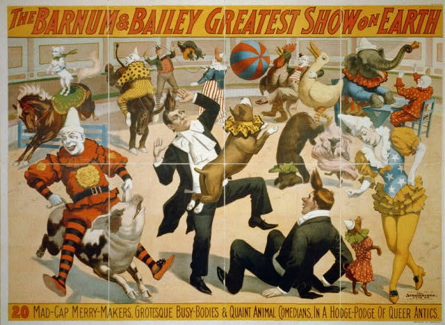 The Barnum and Bailey Greatest Show on Earth. 20 Mad-Cap...