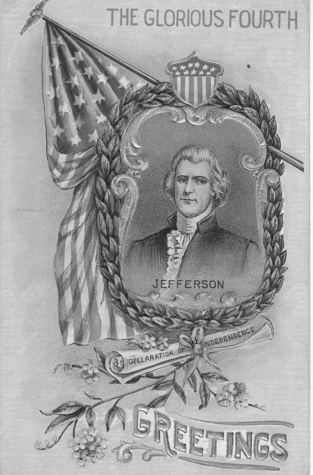4th of July postcard 1908