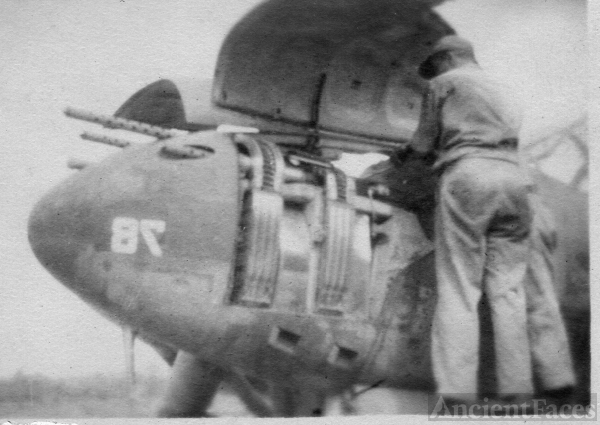 Armorer Working On A P-38