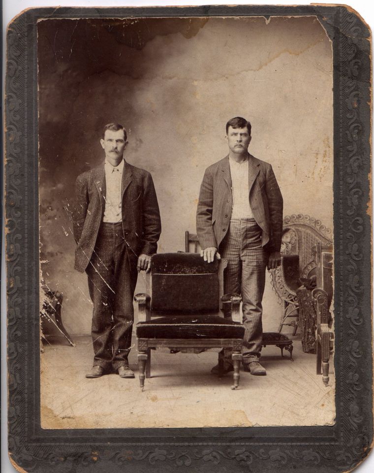 Columbus M. Stagner and unknown male