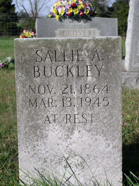 Buckley, Sallie A.-Tombstone
