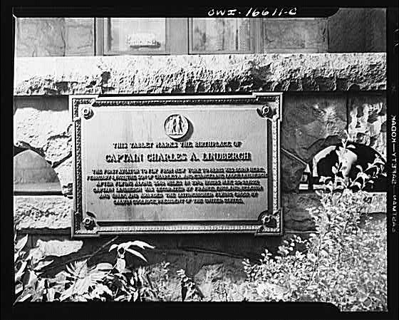 Detroit, Michigan. Plaque which dedicates the birthplace...