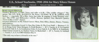 Mary Eileen Honan-Lombardi--U.S., School Yearbooks, 1900-2016(1983)