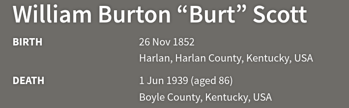 William Burton “Burt” Scott