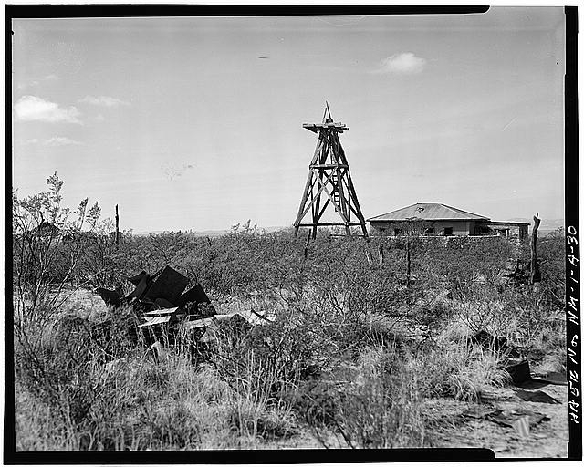 30. MCDONALD RANCH: VIEW FROM EAST SHOWING DEBRIS OF...