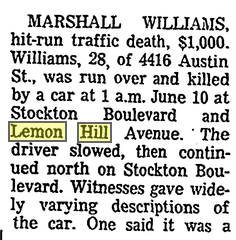 Marshall Williams Obituary pt 1