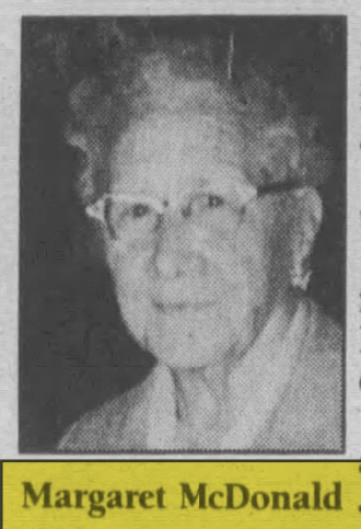 A photo of Margaret D (Brogan) McDonald
