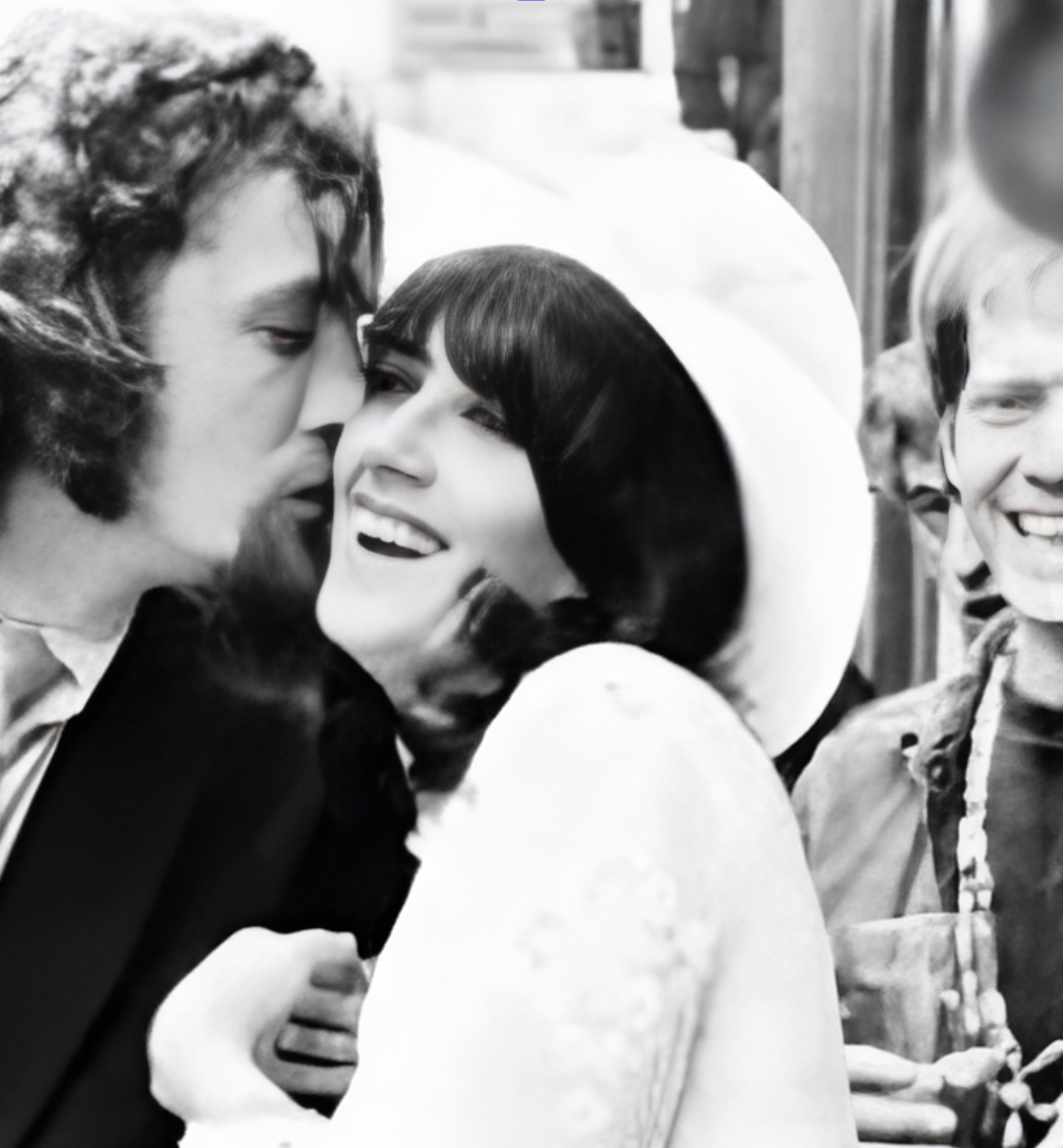 Iris on her wedding day to Billy in 1969