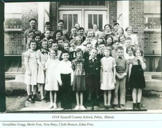 Tazwell County School, 1934