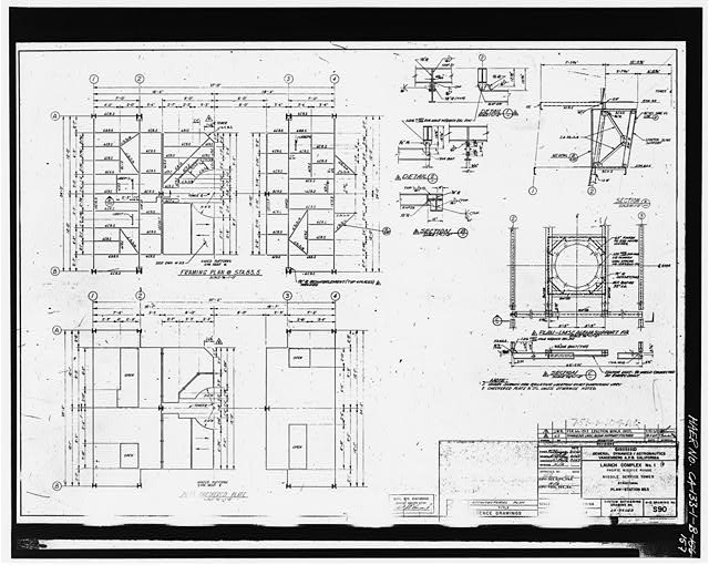 157. Photocopy of drawing (1963 structural drawing by...
