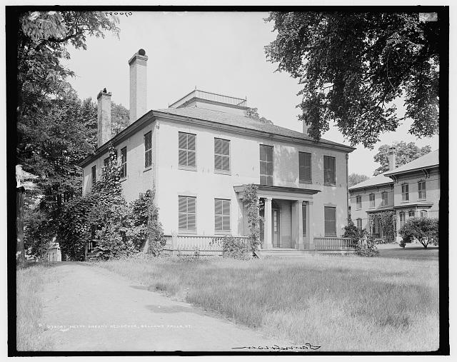 Hetty Green's residence, Bellows Falls, Vt.