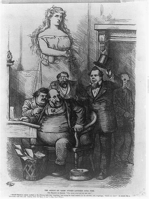 The arrest of "Boss" Tweed - another good joke