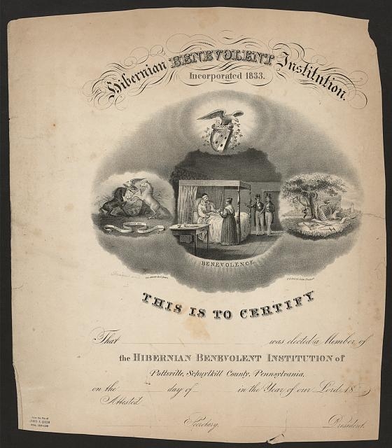 Hibernian Benevolent Institution, incorporated 1833 /...