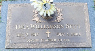 Lula Williamson Stitt Gravesite
